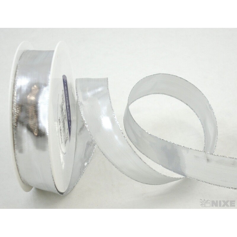 GLAMOURBAND 5200 25mmx25m*STŘÍBRNÁ 127