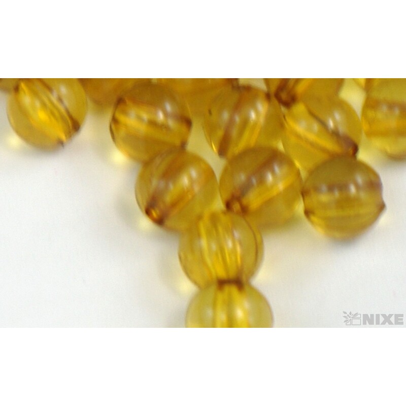 KORÁLKY 6mm ČIRÉ*SKOŘICOVÁ