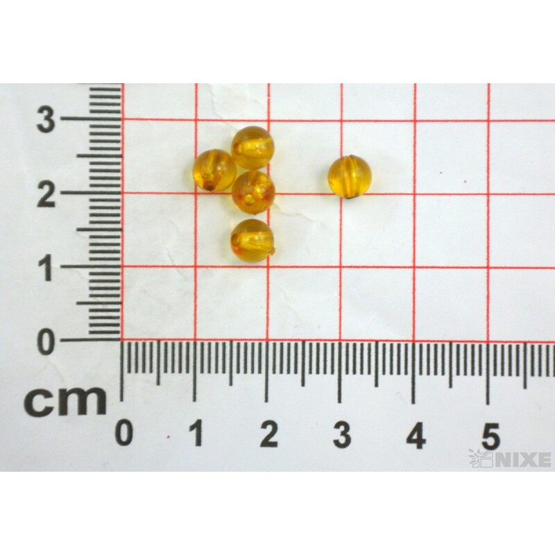 KORÁLKY 6mm ČIRÉ*SKOŘICOVÁ