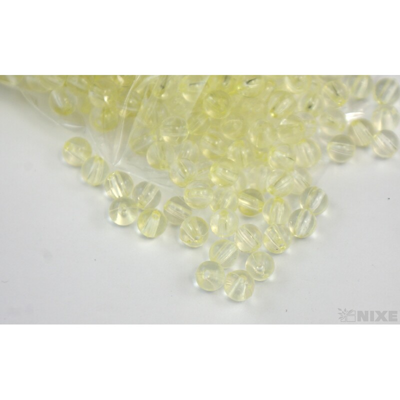 KORÁLKY 6mm ČIRÉ*ŽLUTÁ