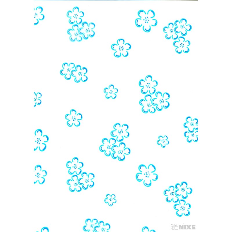 ARCH JABLOŇ KVĚT 100x70cm*MODRÁ