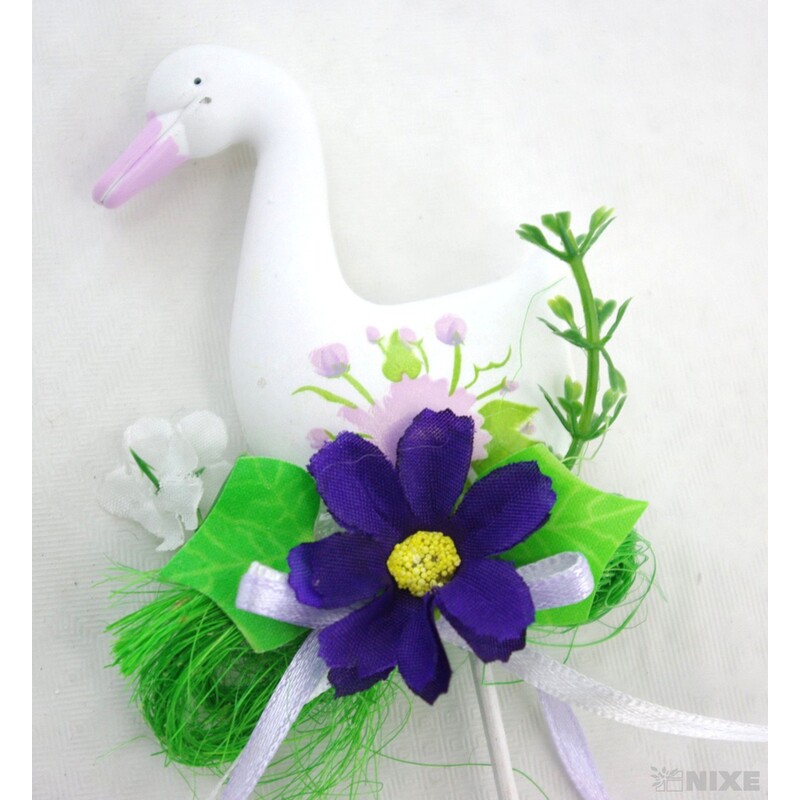 ZÁPICH HUSA 12ks 8x29cm*BÍLÁ