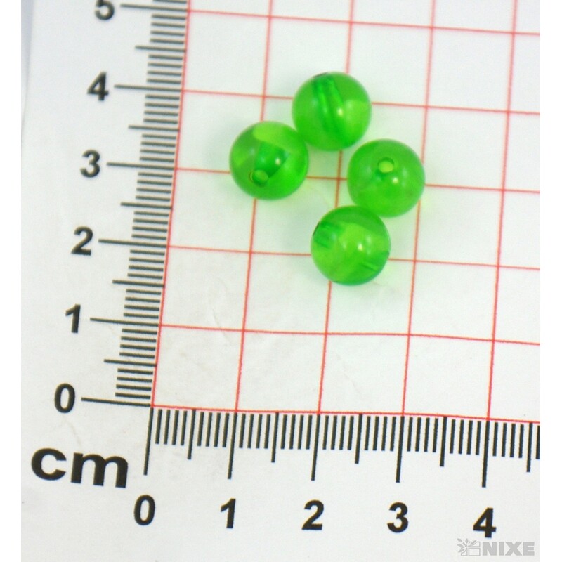 KORÁLKY DUHA 10mm cca 90ks*ZELENÁ TM.