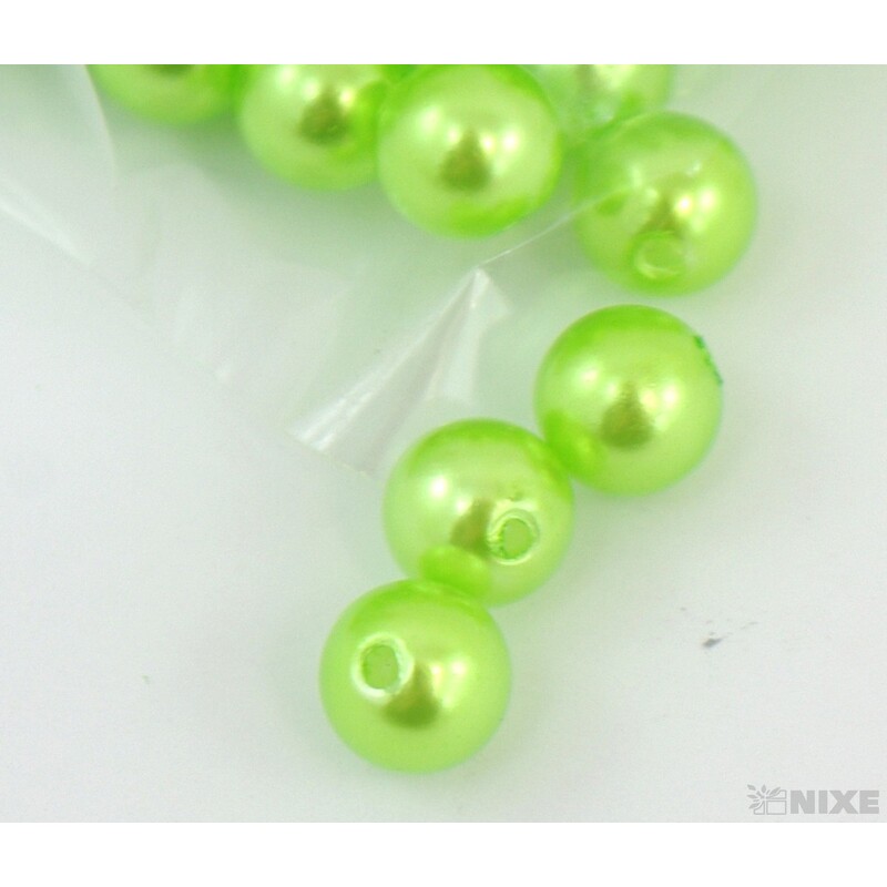 KORÁLKY 8mm cca 208ks*ZELENÁ