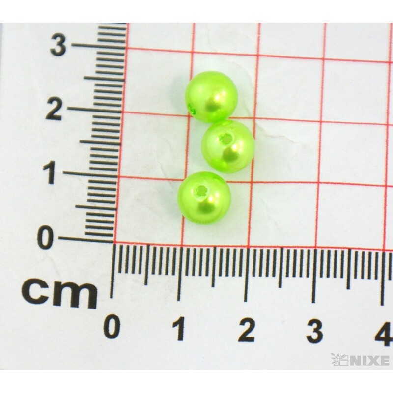 KORÁLKY 8mm cca 208ks*ZELENÁ