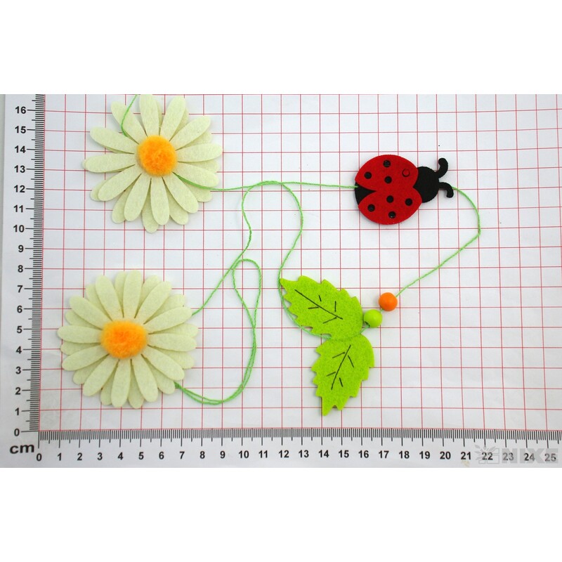 GIRLANDA FILC KVÍTEK BERUŠKA 5x170cm