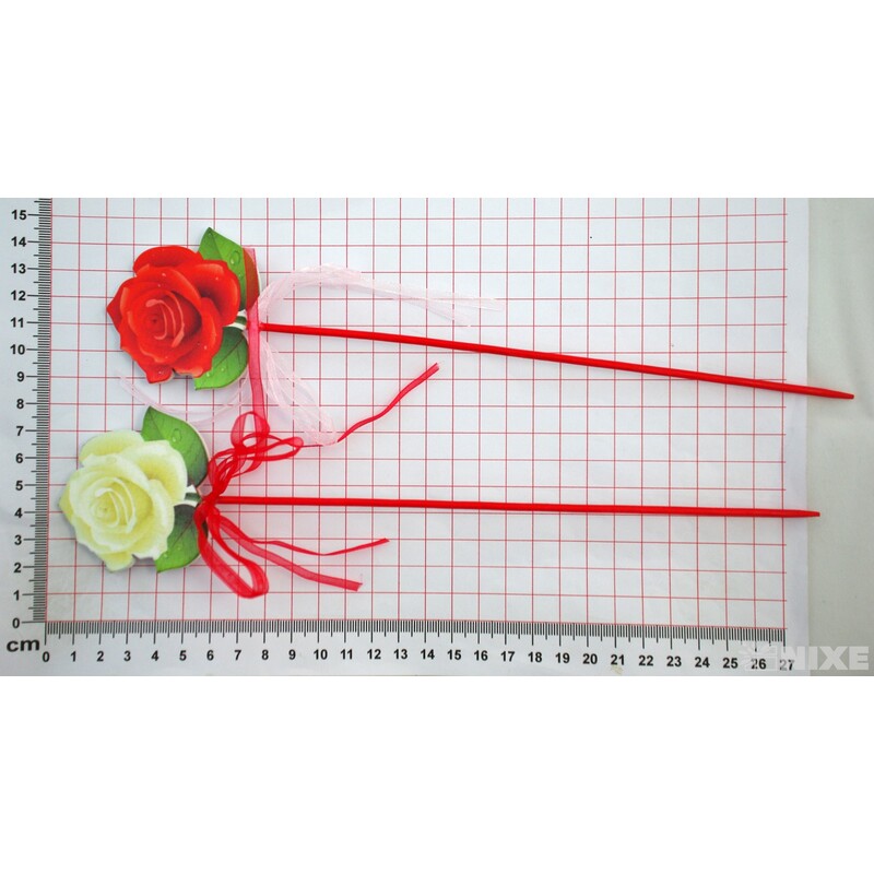 ZÁPICH RŮŽE 24ks 6x28cm*MIX BAREV