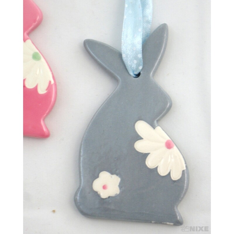 ZAJÍC PORCELÁN 5x10*MIX BAREV