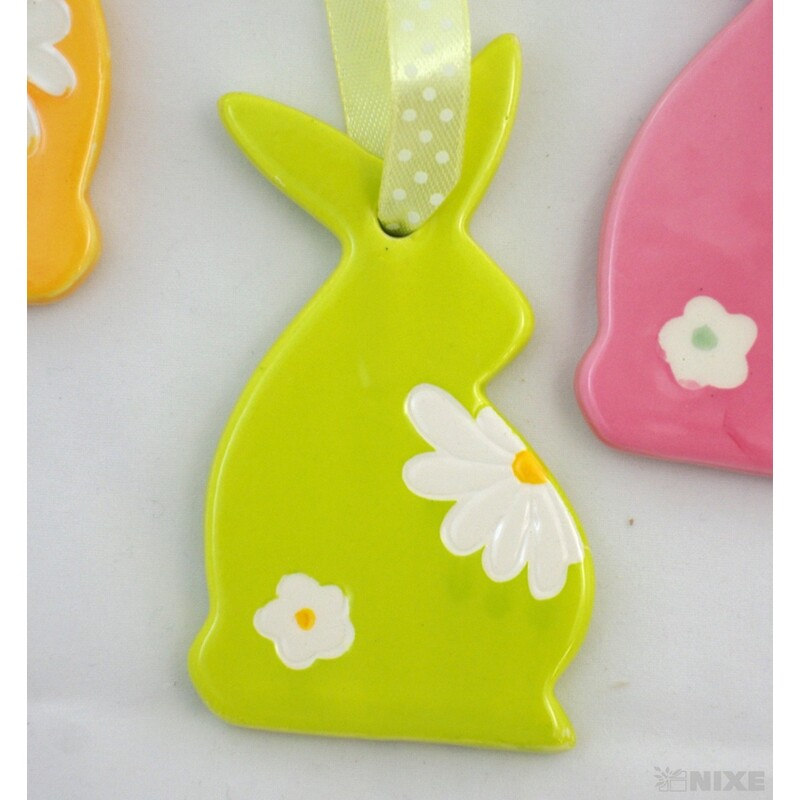 ZAJÍC PORCELÁN 5x10*MIX BAREV