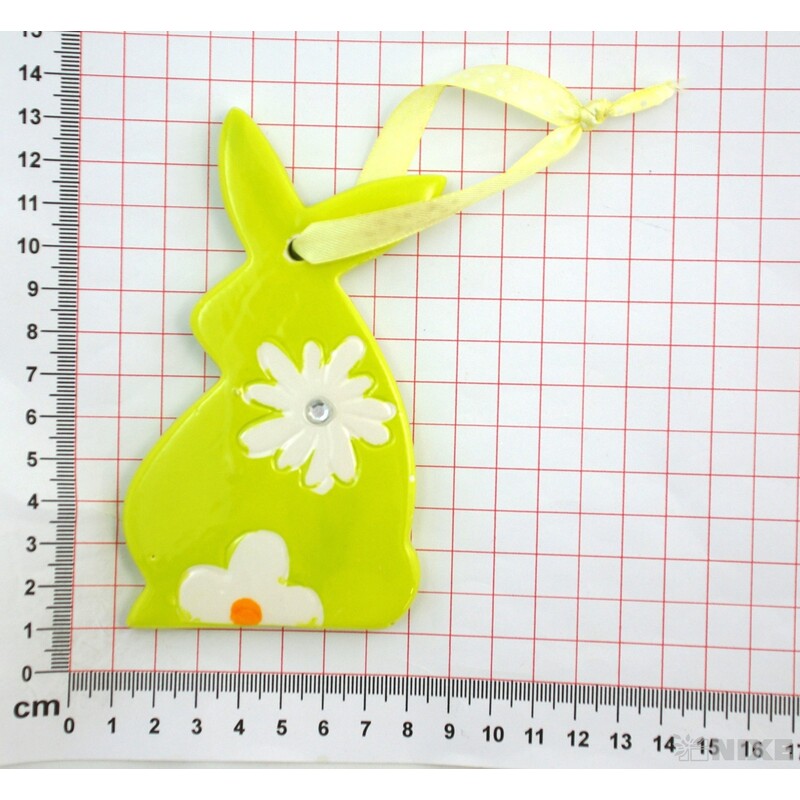 ZAJÍC PORCELÁN 7x12*MIX BAREV