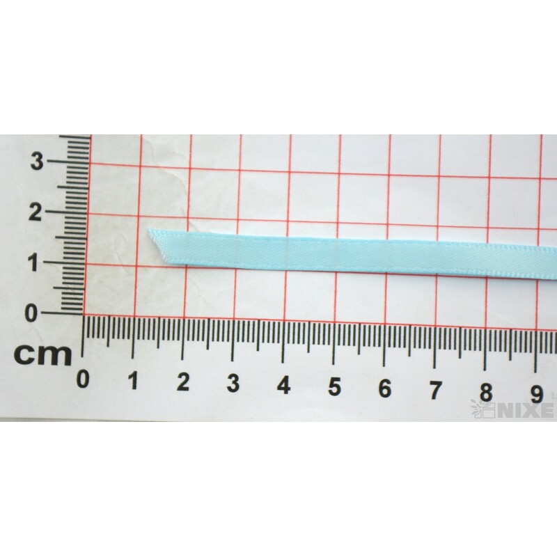 SATÉNOVÁ STUHA OB. 6mmx50m*MODRÁ SV. 152