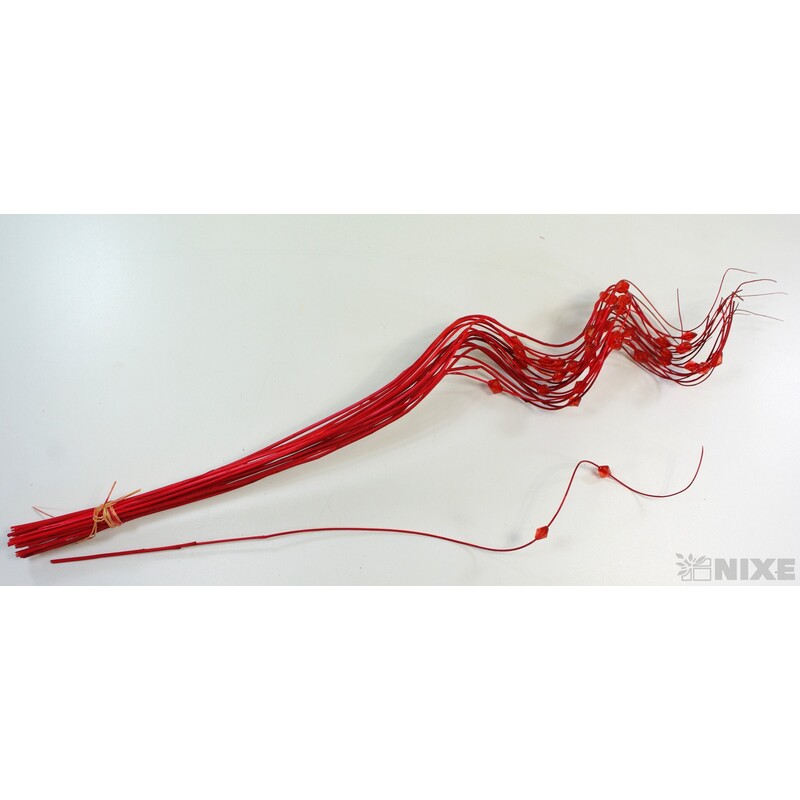 CURLY WIL. KORÁLKY 60cm*ČERVENÁ