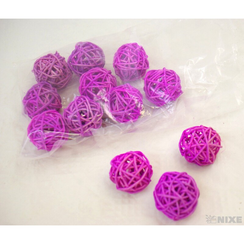 KOULE PEDIG 4cm*MIX BAREV