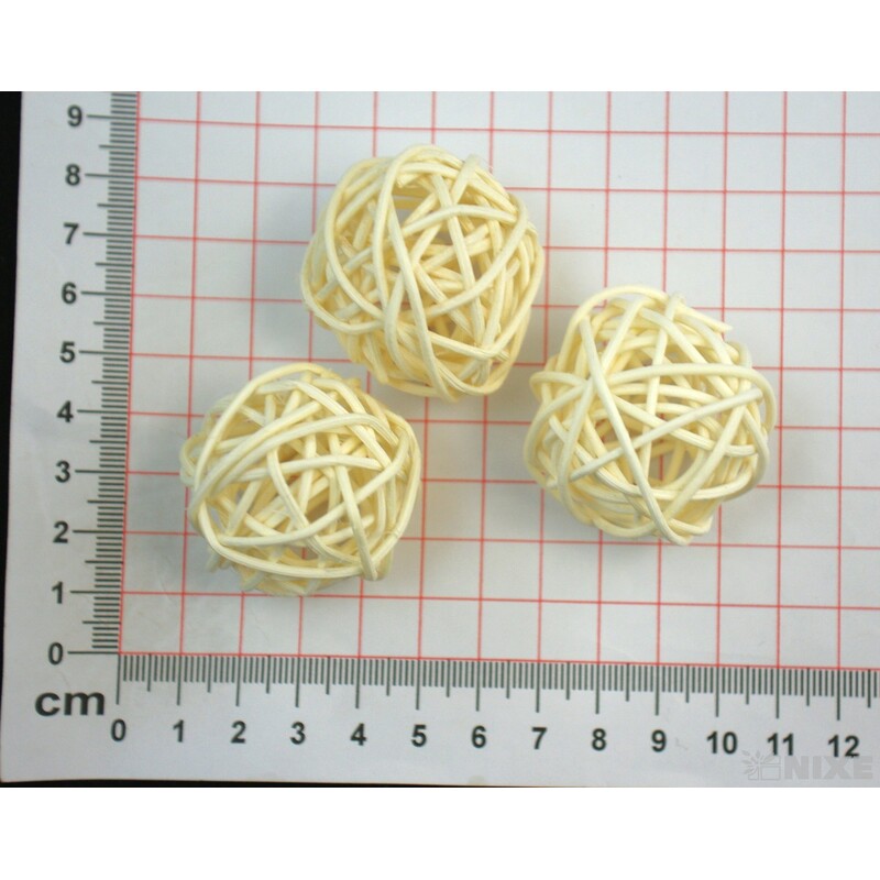 KOULE PEDIG 4cm*BÍLÁ