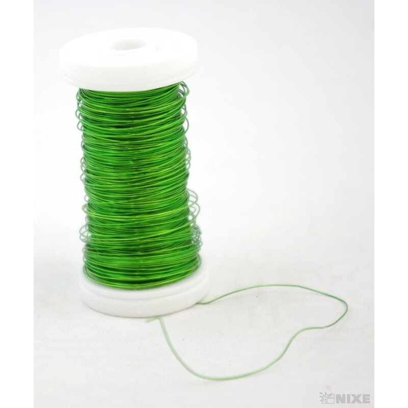 DRÁT MĚDENÝ 0,3mm 50g*ZELENÁ SV.