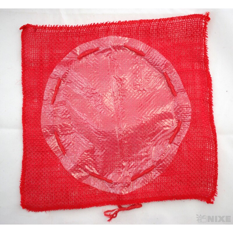 OBAL JUTA ČTVEREC 28cm*MIX BAREV