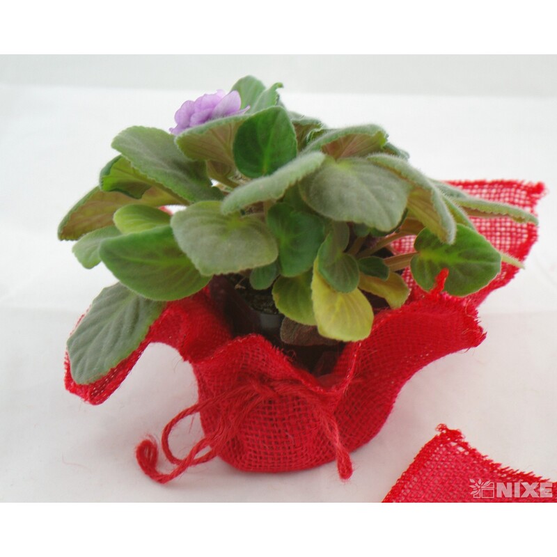 OBAL JUTA ČTVEREC 28cm*MIX BAREV