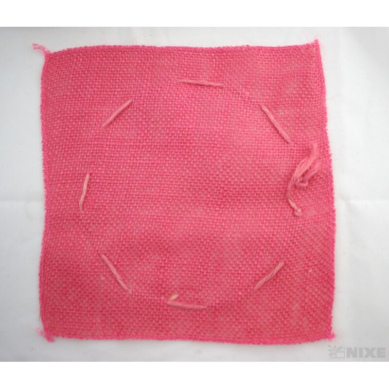 OBAL JUTA ČTVEREC 28cm*MIX BAREV