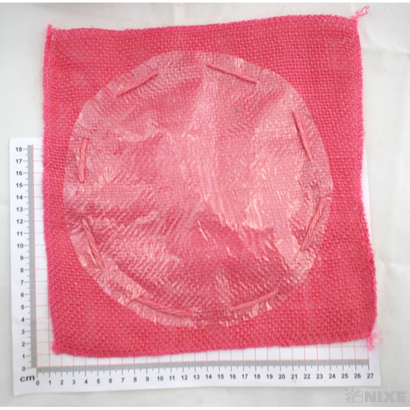 OBAL JUTA ČTVEREC 28cm*MIX BAREV