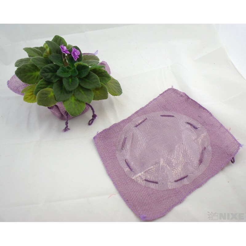 OBAL JUTA ČTVEREC 28cm*MIX BAREV