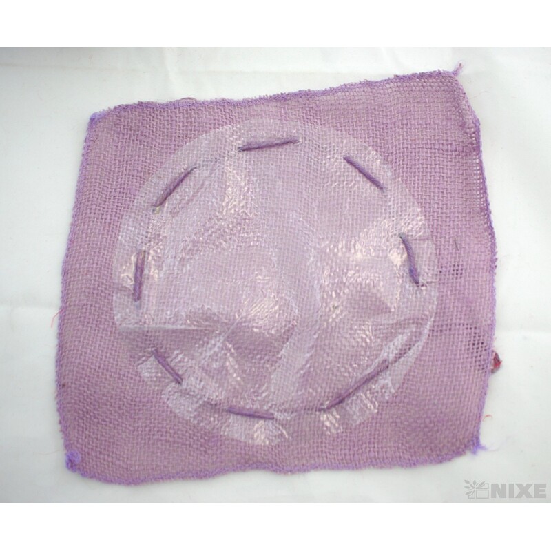 OBAL JUTA ČTVEREC 28cm*MIX BAREV