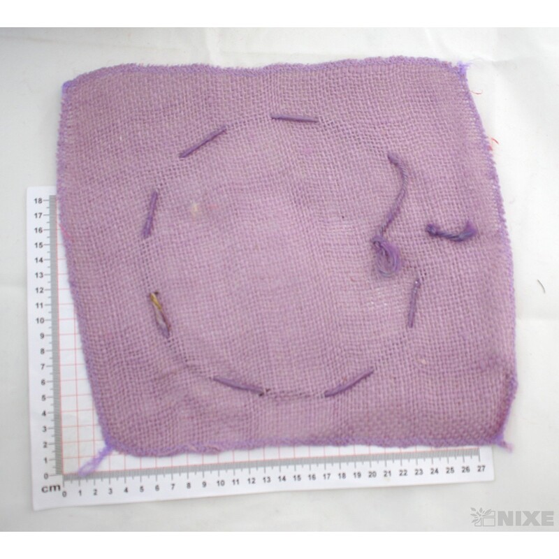 OBAL JUTA ČTVEREC 28cm*MIX BAREV