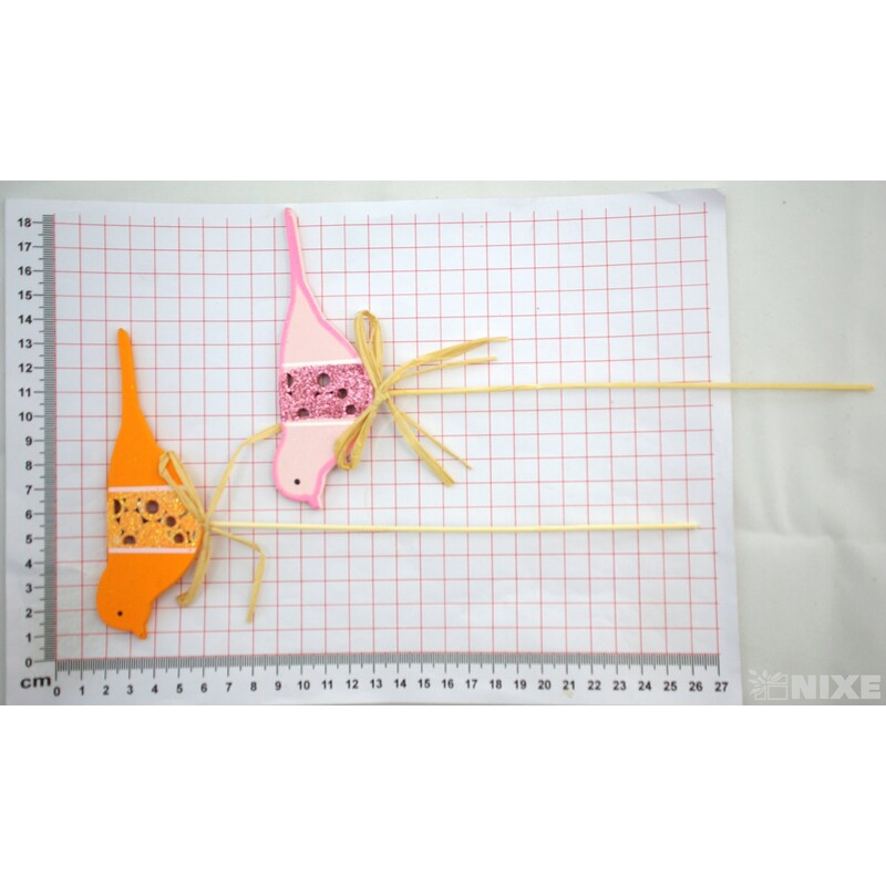 ZÁPICH PTÁČEK 13x26cm*MIX BAREV