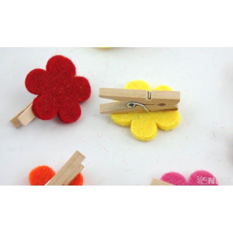 KYTIČKA NA KOLÍČKU 3cm 12ks*MIX BAREV