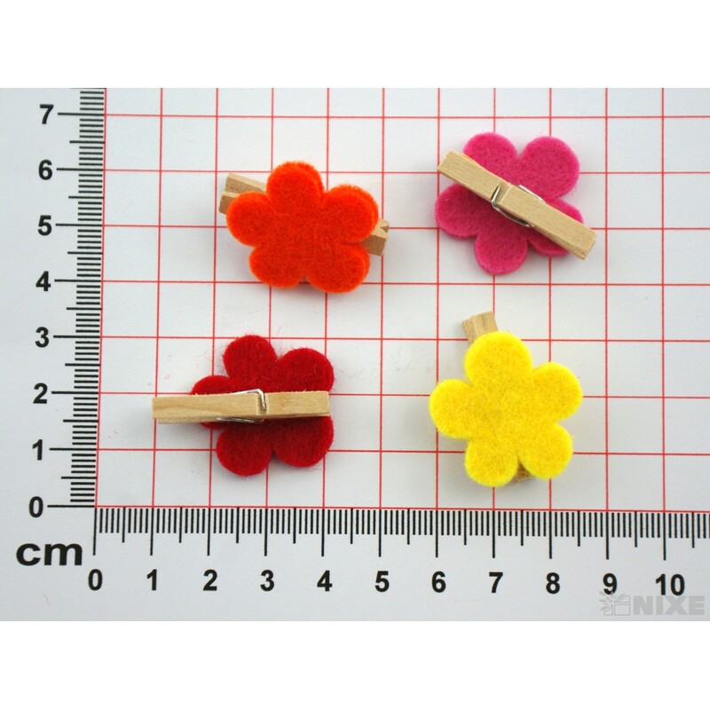 KYTIČKA NA KOLÍČKU 3cm 12ks*MIX BAREV