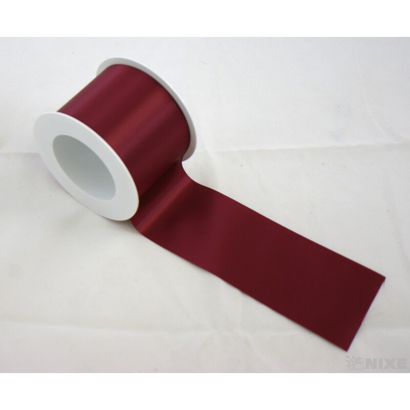 SATÉNOVÁ STUHA RASO 70mmx25m*BORDOVÁ 124