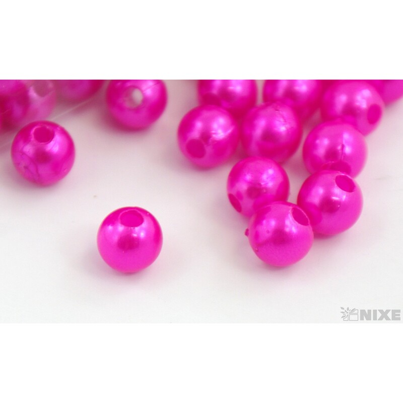 KORÁLKY 8mm 45g*RŮŽOVÁ TM.