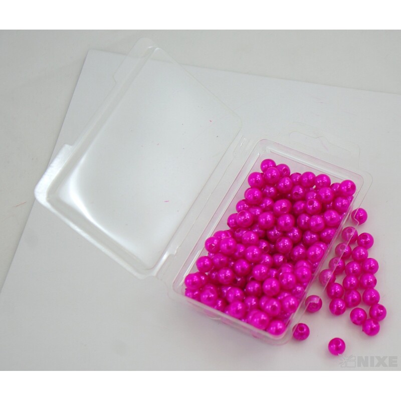 KORÁLKY 8mm 45g*RŮŽOVÁ TM.