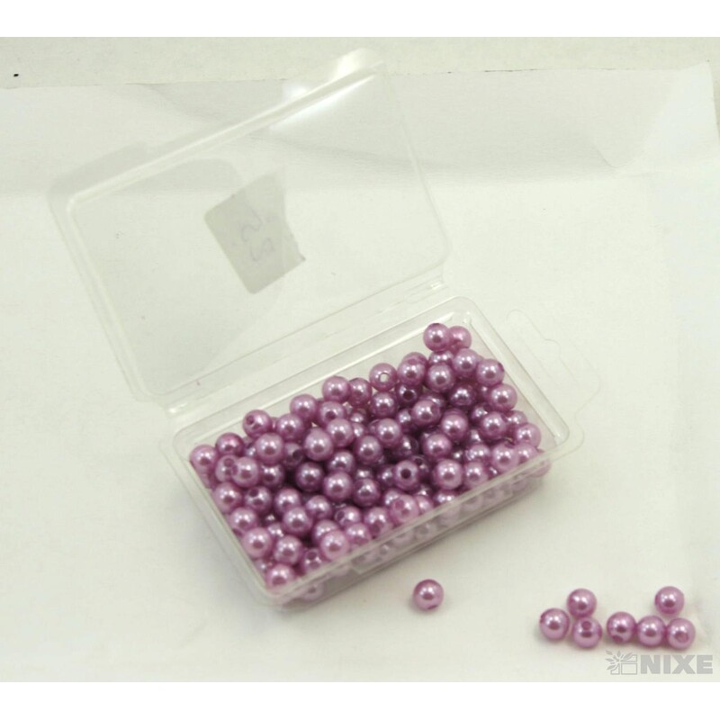 KORÁLKY 8mm 45g*FIALOVÁ SV.