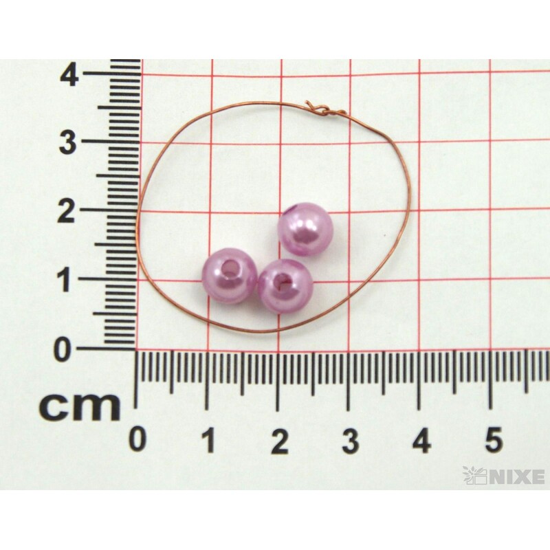 KORÁLKY 8mm 45g*FIALOVÁ SV.