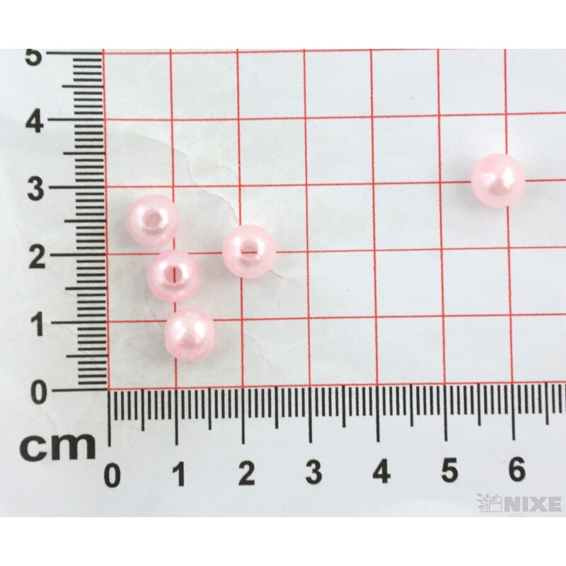 KORÁLKY 8mm 45g*RŮŽOVÁ SV.