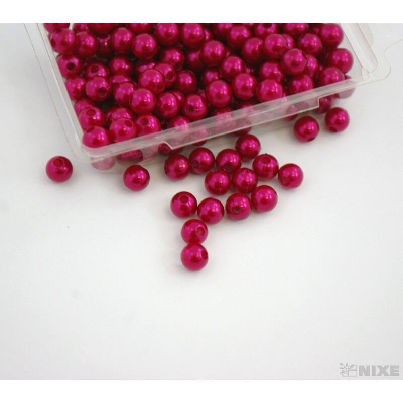 KORÁLKY 8mm 45g*BORDOVÁ