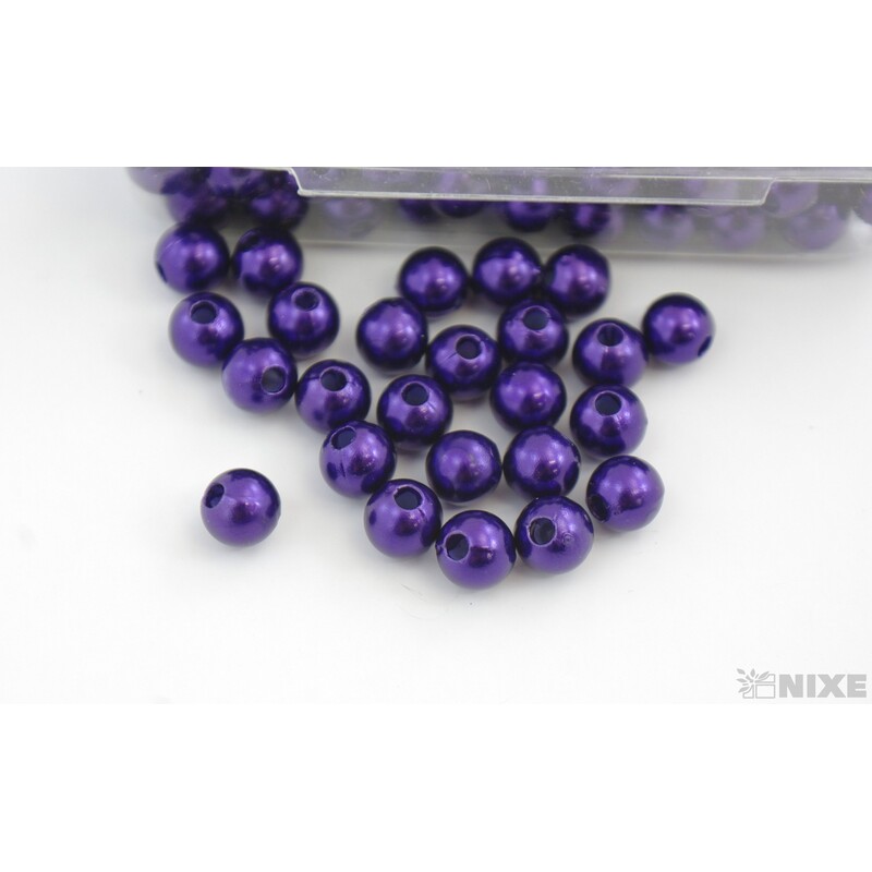 KORÁLKY 8mm 45g*ŠVESTKOVÁ