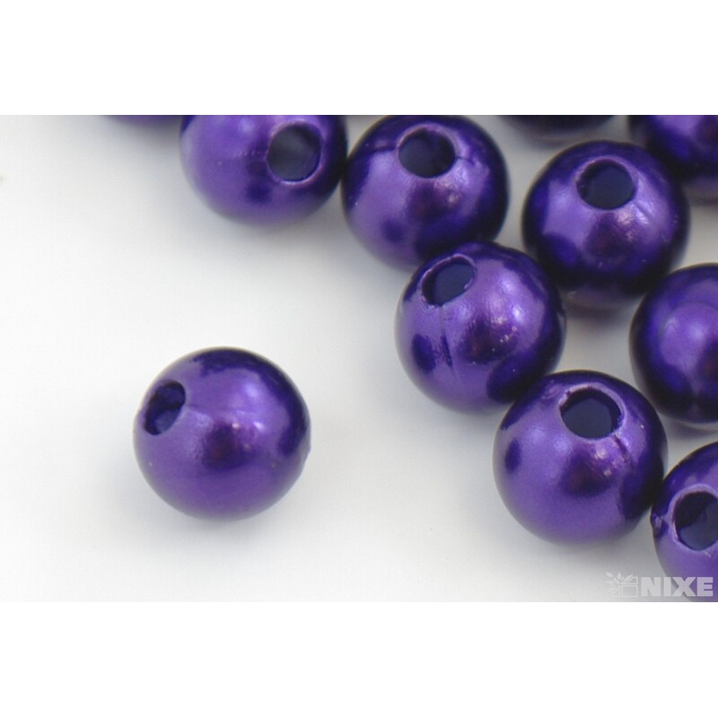 KORÁLKY 8mm 45g*ŠVESTKOVÁ