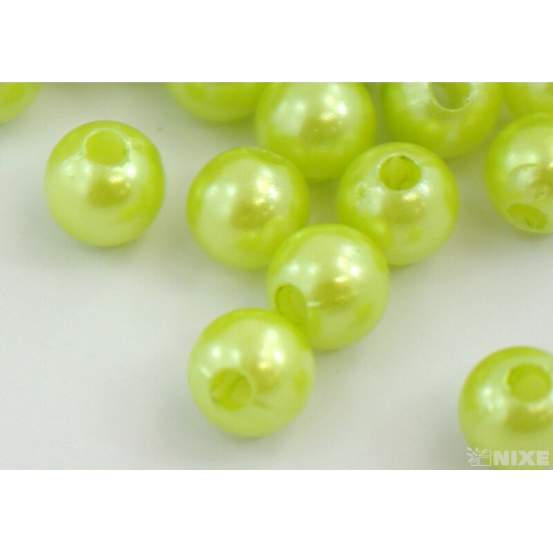 KORÁLKY 8mm 45g*ZELENÁ SV.