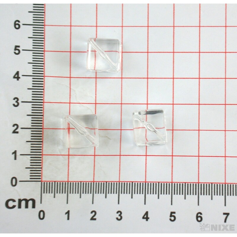 KVADRÁT 12mm*PRŮHLEDNÁ