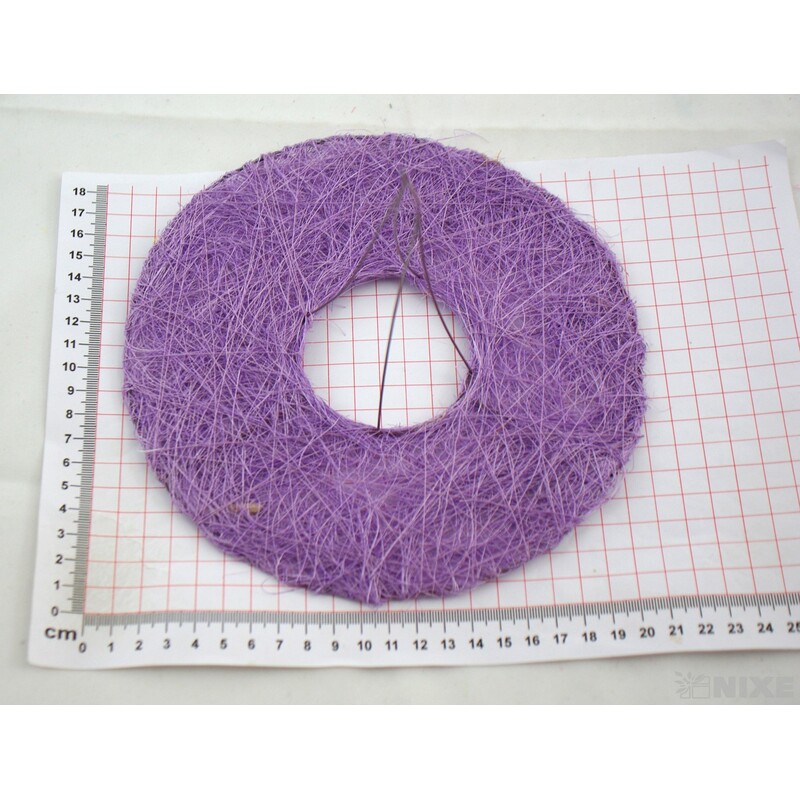 PODLOŽKA SISAL KRUH CS  20cm*MIX BAREV