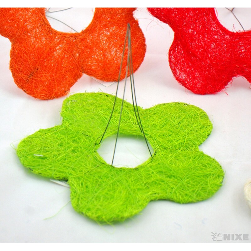 PODLOŽKA SISAL KVĚT 20cm*MIX BAREV