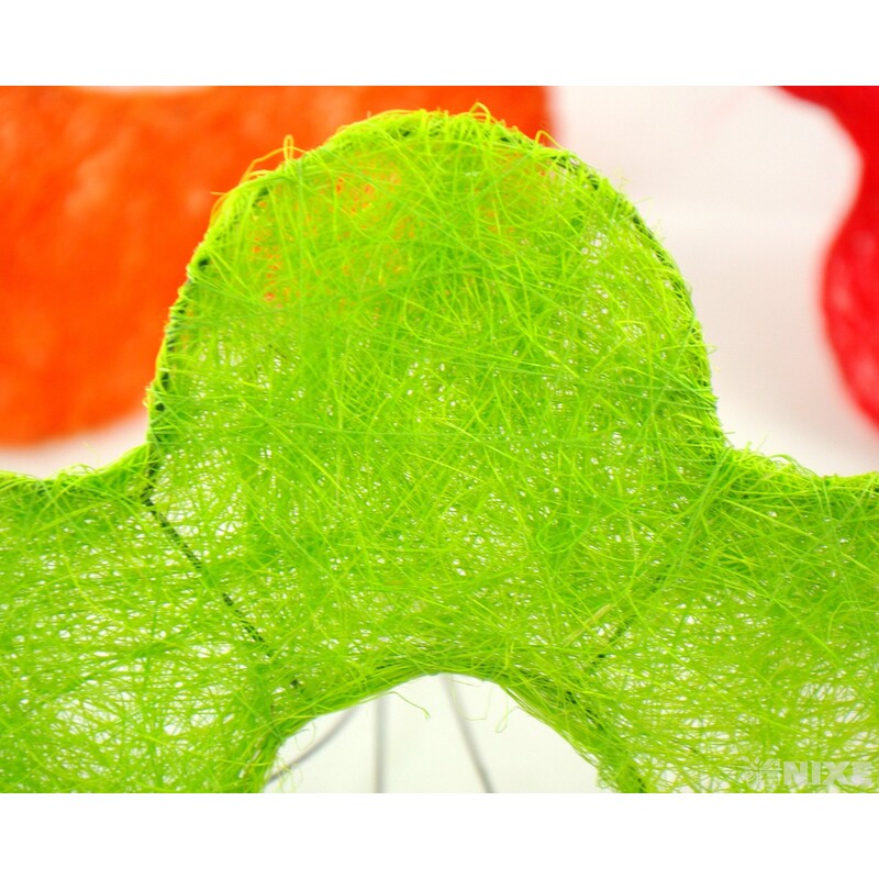 PODLOŽKA SISAL KVĚT 20cm*MIX BAREV