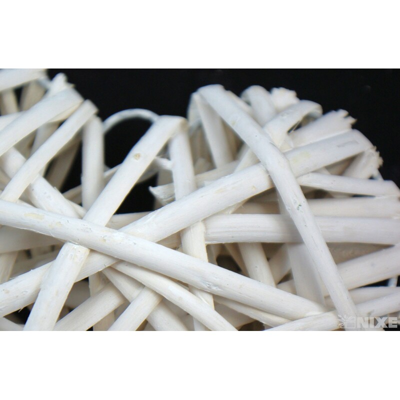 SRDCE ZÁVĚS 14cm*BÍLÁ