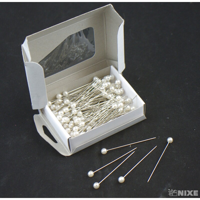 ŠPENDLÍK PL 5mmx5cm 144ks*BÍLÁ