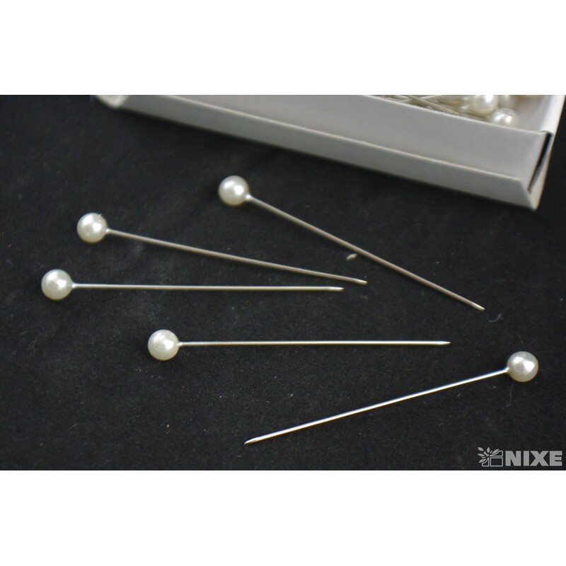 ŠPENDLÍK PL 5mmx5cm 144ks*BÍLÁ