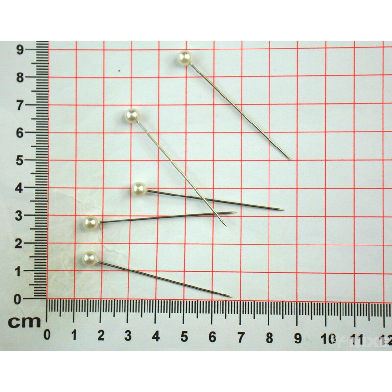 ŠPENDLÍK PL 5mmx5cm 144ks*BÍLÁ
