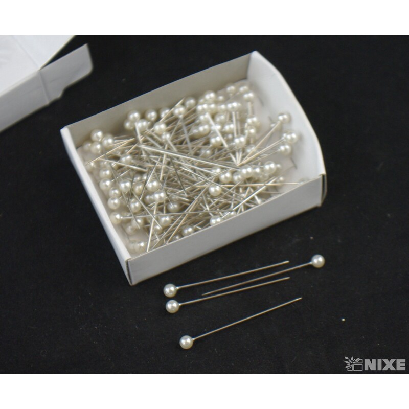 ŠPENDLÍK PL 4mmx4cm 144ks*BÍLÁ