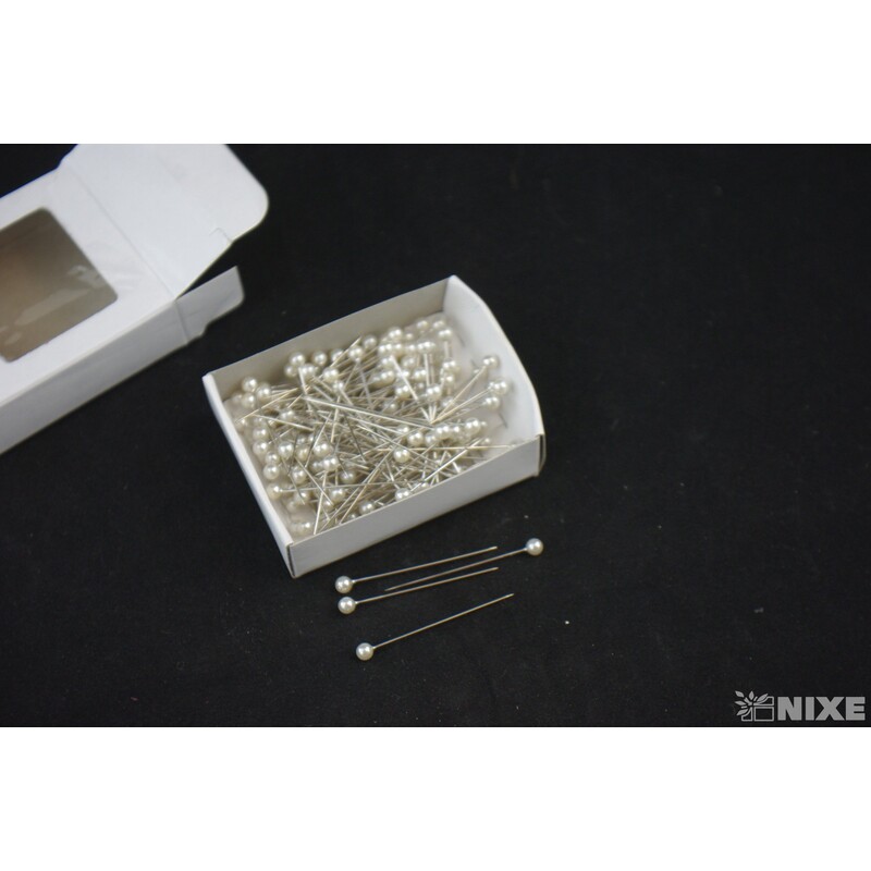 ŠPENDLÍK PL 4mmx4cm 144ks*BÍLÁ