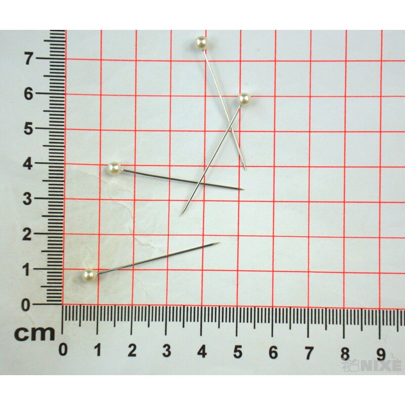 ŠPENDLÍK PL 4mmx4cm 144ks*BÍLÁ